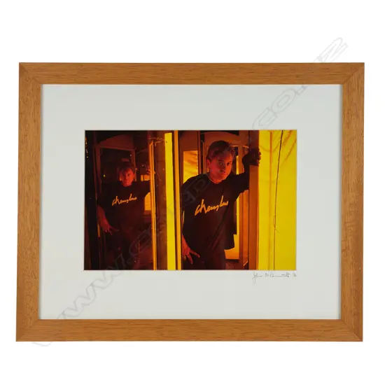 John McDermott (1956-) 'Untitled double portrait of a man' 1994, cibachrome photographic print, framed, 245 x 375mm